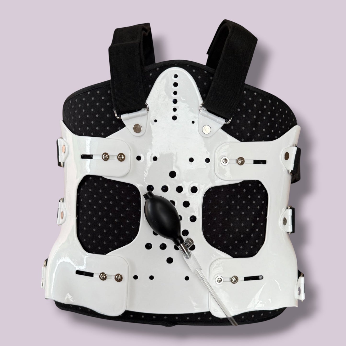 Back Brace with Lumbar Air Bag Support (Size Large) - As New