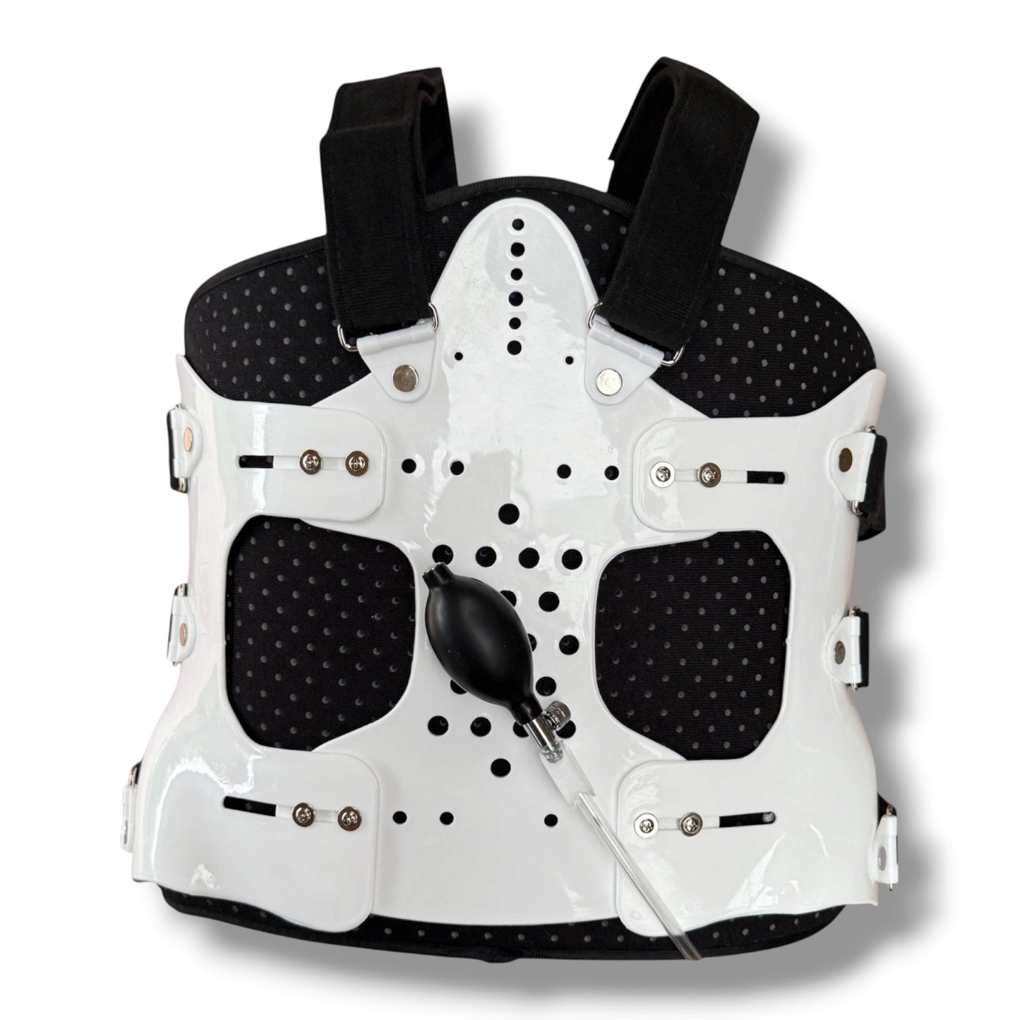 Back Brace with Lumbar Air Bag Support (Size Large) - As New