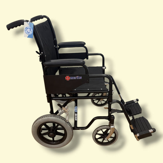 Merits Transit/Push Wheelchair (Standard Size) - Pre Owned