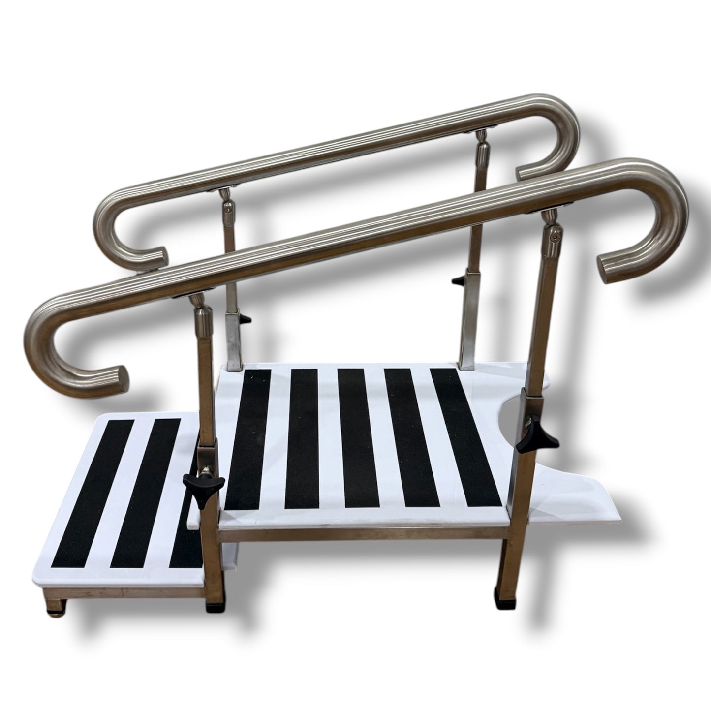 Portable Access Steps with Adjustable Handrails - Pre Owned