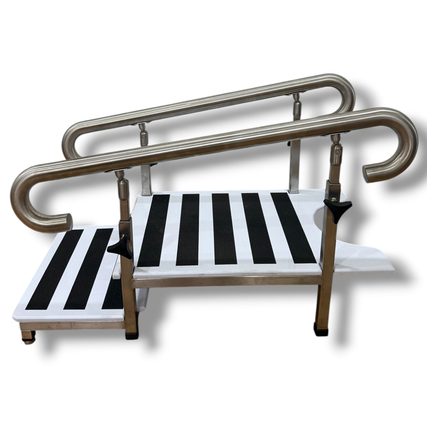 Portable Access Steps with Adjustable Handrails - Pre Owned