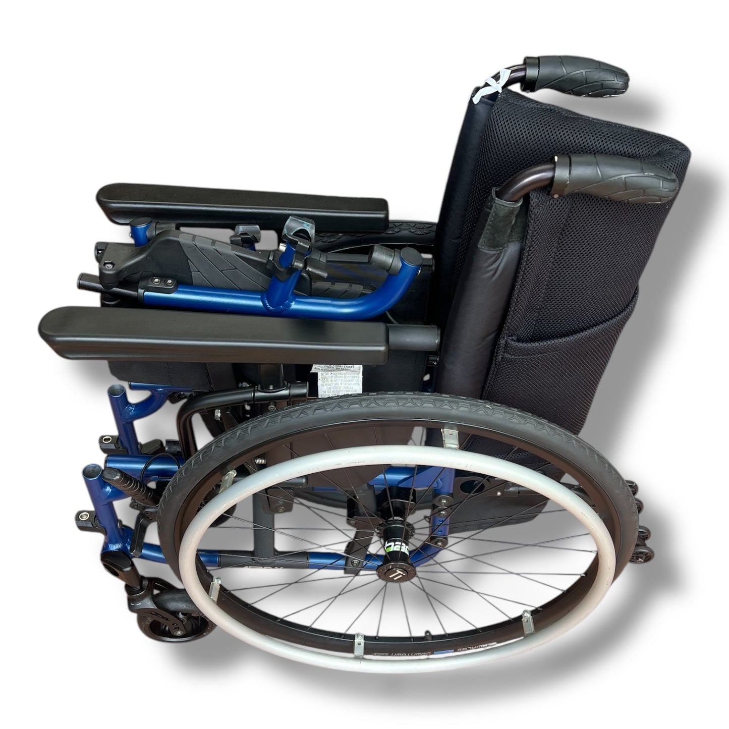 Blue "TiLite Aero X" Self-Propelled Wheelchair - Pre Owned