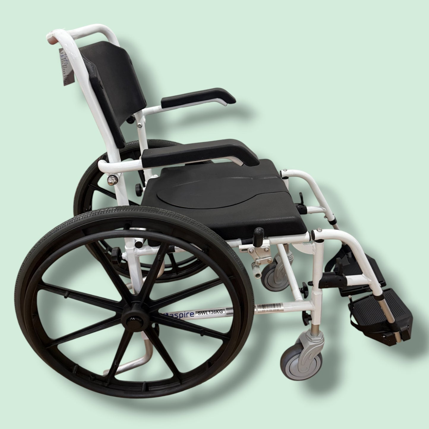 Aspire Self-Propelled Toilet/Shower Commode - Pre Owned
