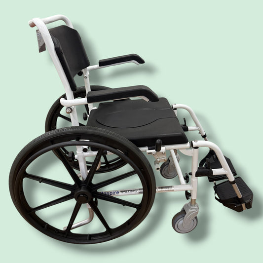 Aspire Self-Propelled Toilet/Shower Commode - Pre Owned