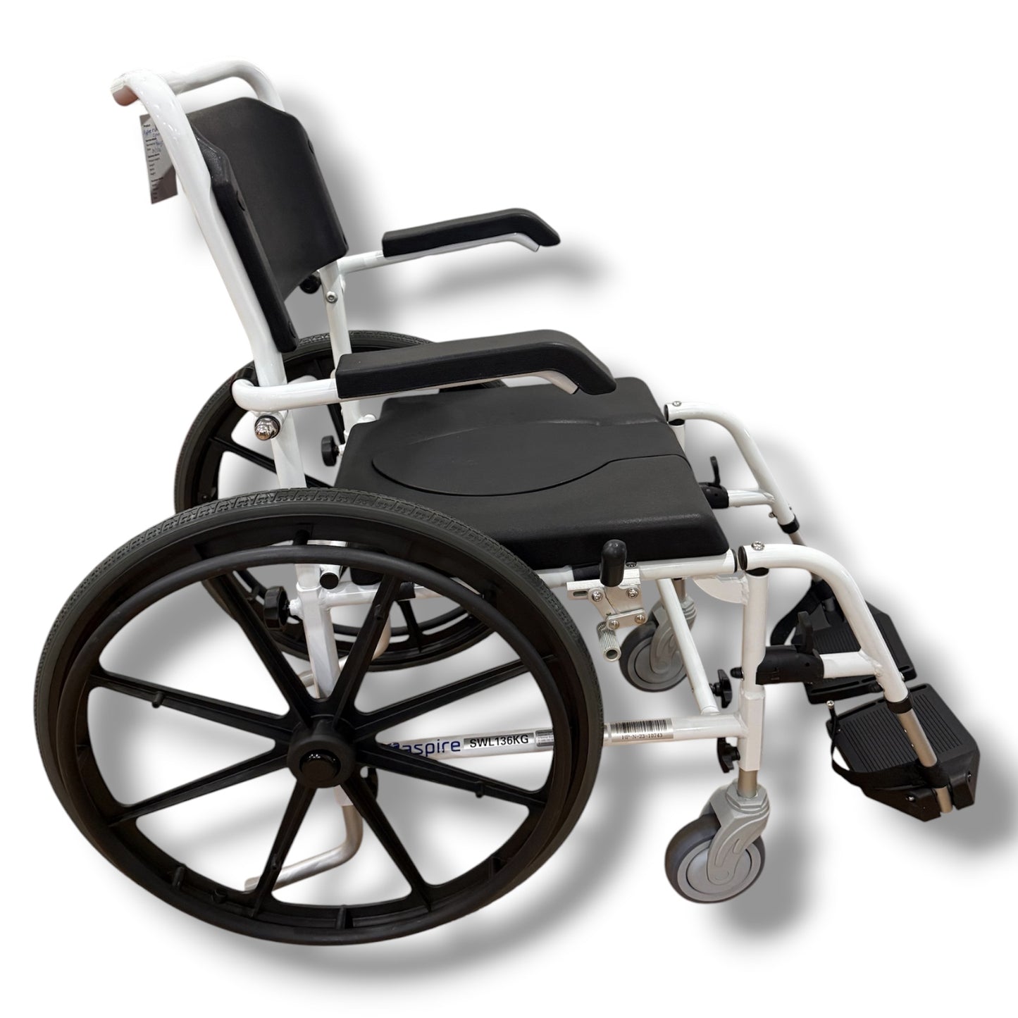 Aspire Self-Propelled Toilet/Shower Commode - Pre Owned