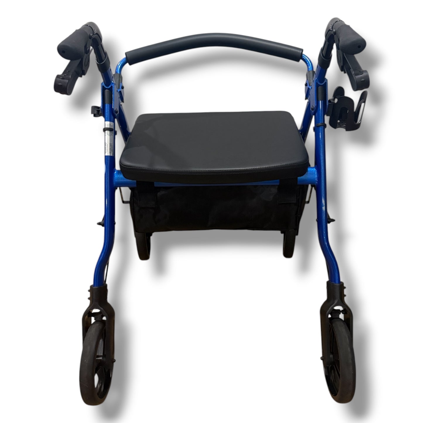 Blue Bariatric/Heavy Duty Four Wheeled Walker (Large-Wide)- Pre Owned