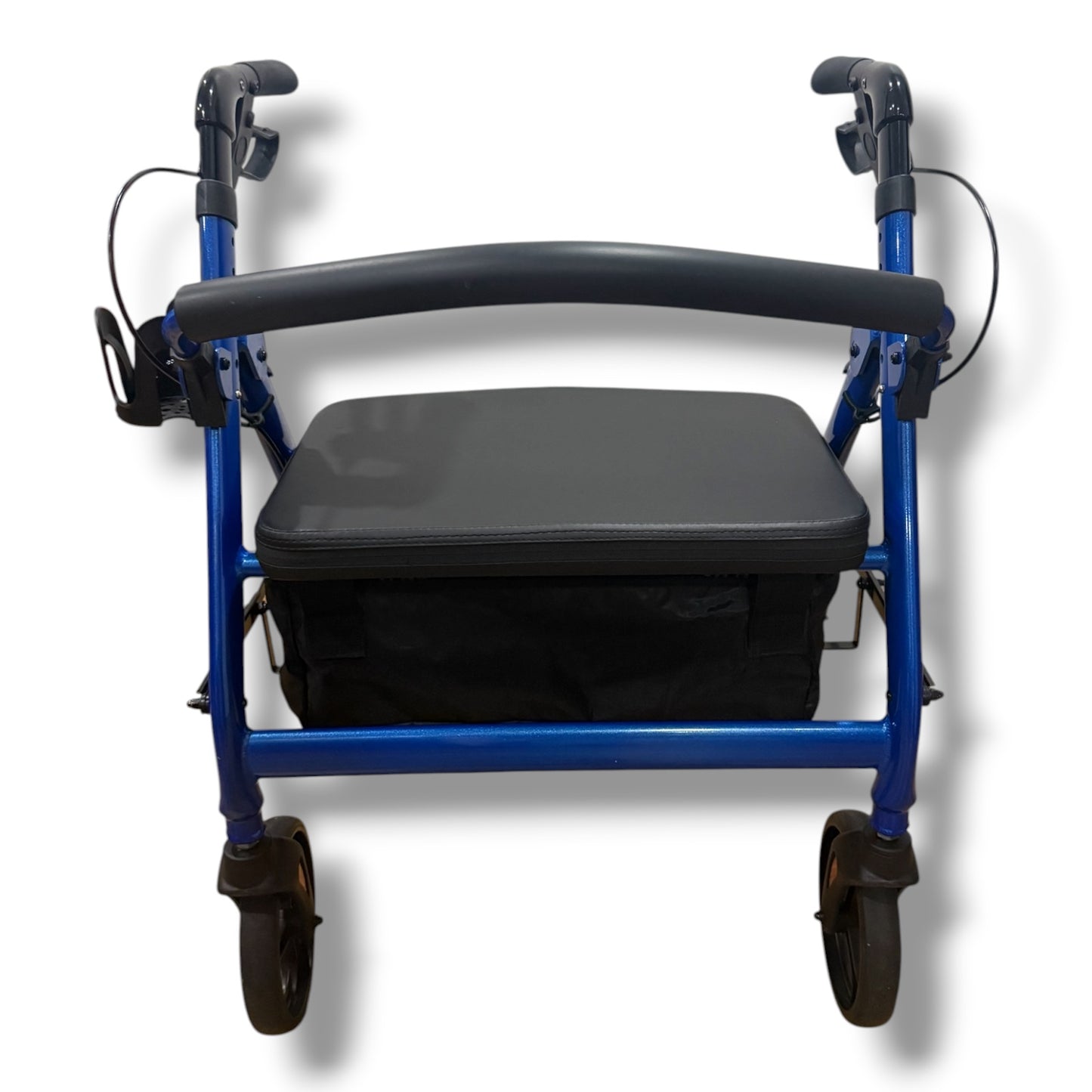 Blue Bariatric/Heavy Duty Four Wheeled Walker (Large-Wide)- Pre Owned
