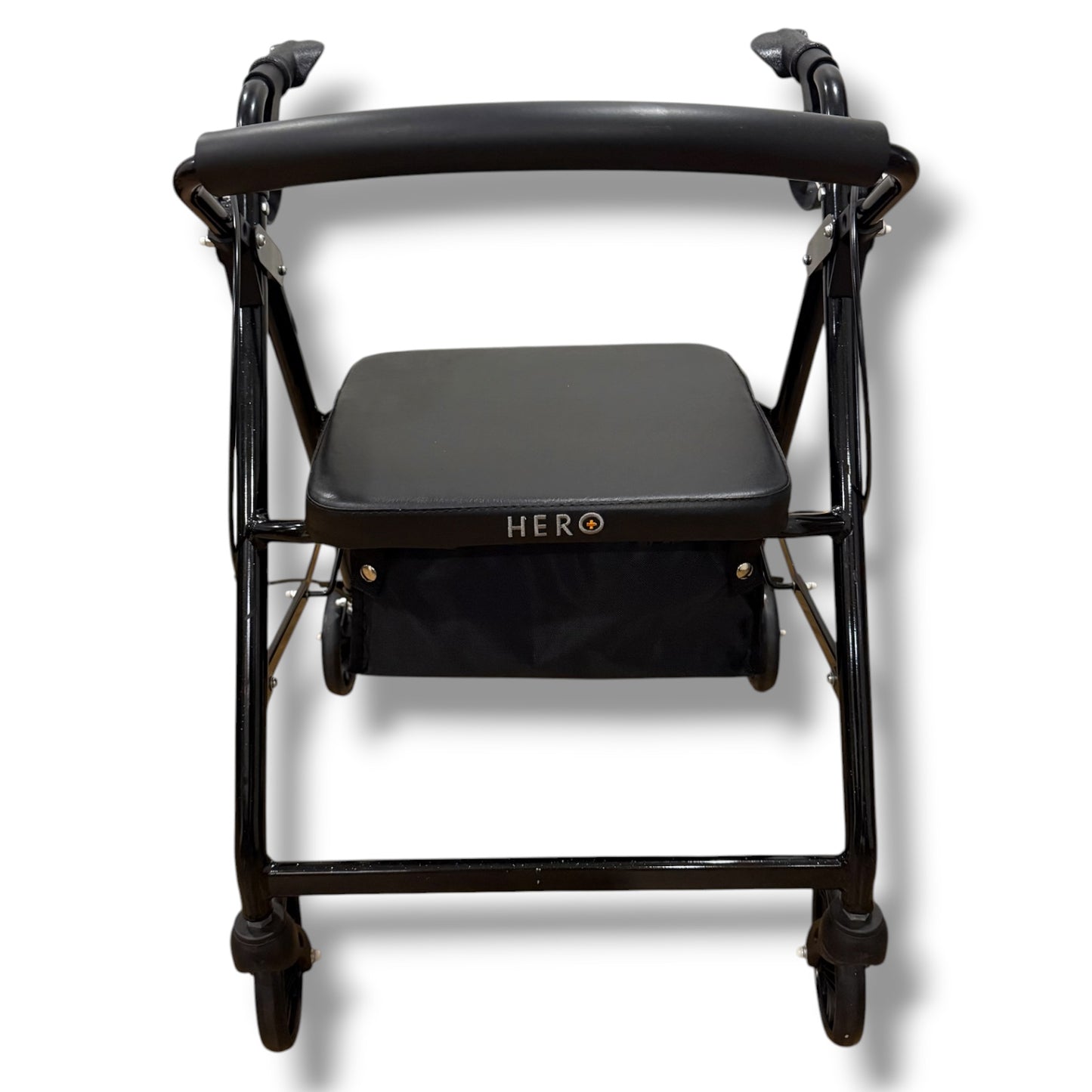 Hero Black Sparkle Four Wheeled Walker (Standard Size) - Pre Owned