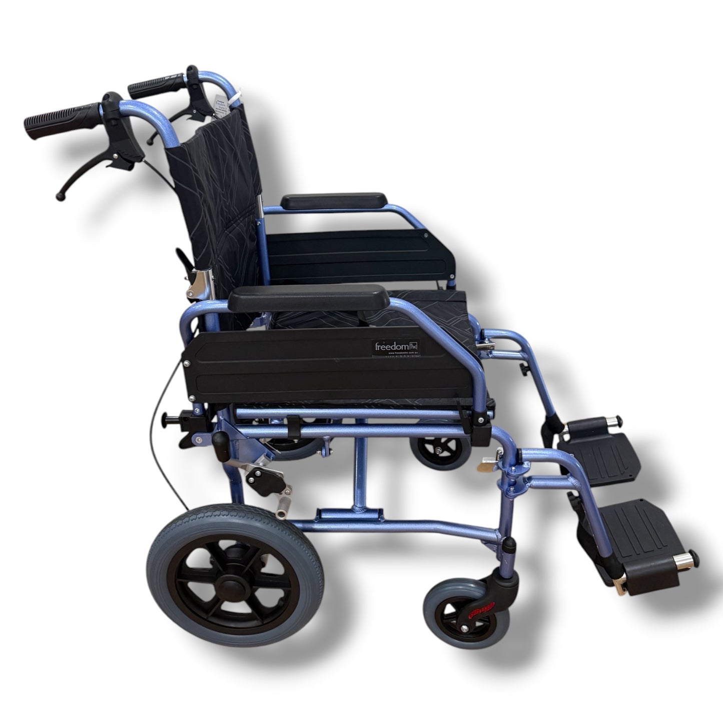 Freedom Excel Superlite Push/Transit Wheelchair (Standard Size) - As New