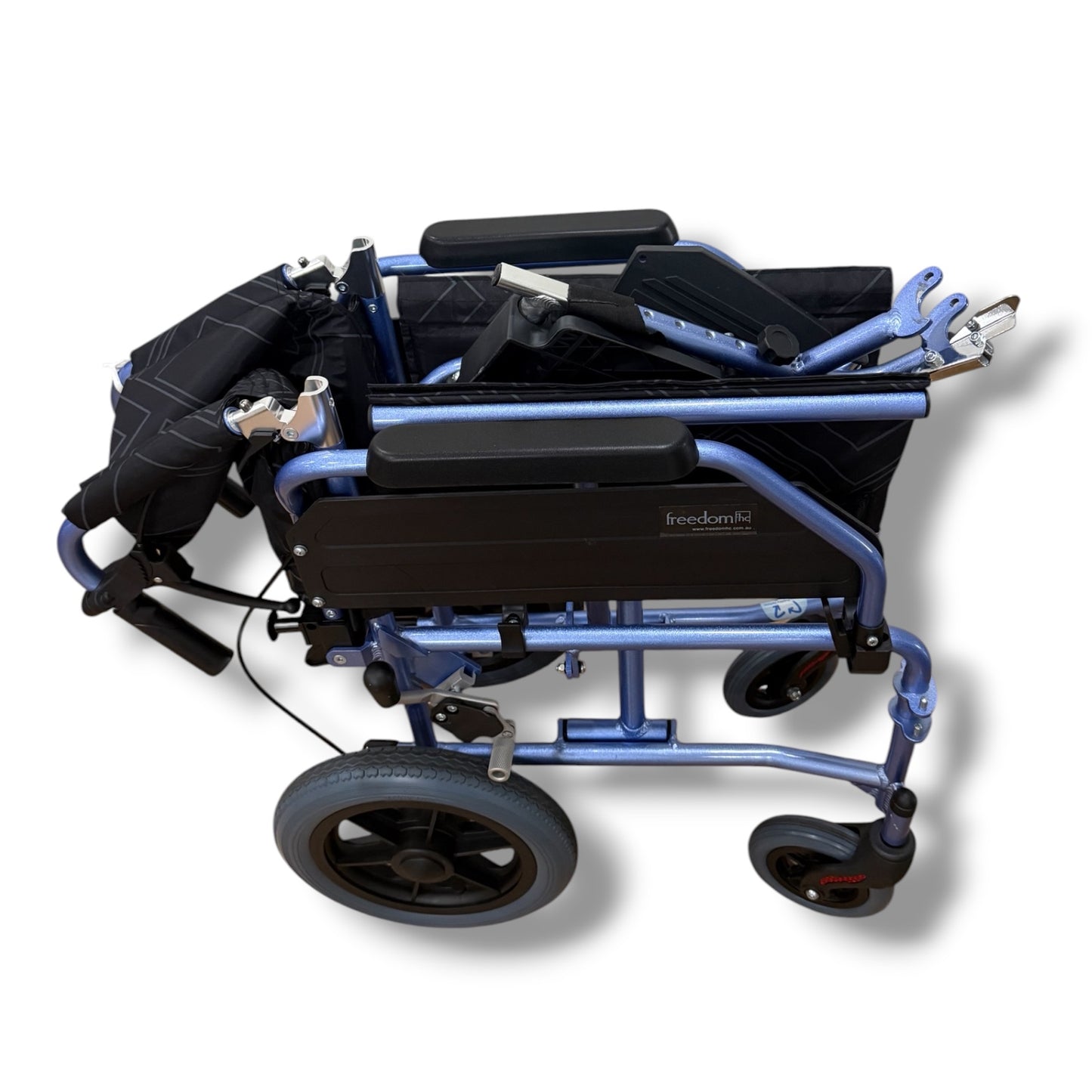 Freedom Excel Superlite Push/Transit Wheelchair (Standard Size) - As New