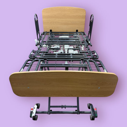 King Single "Accora" Floor Nursing Bed with Air Mattress - Pre Owned