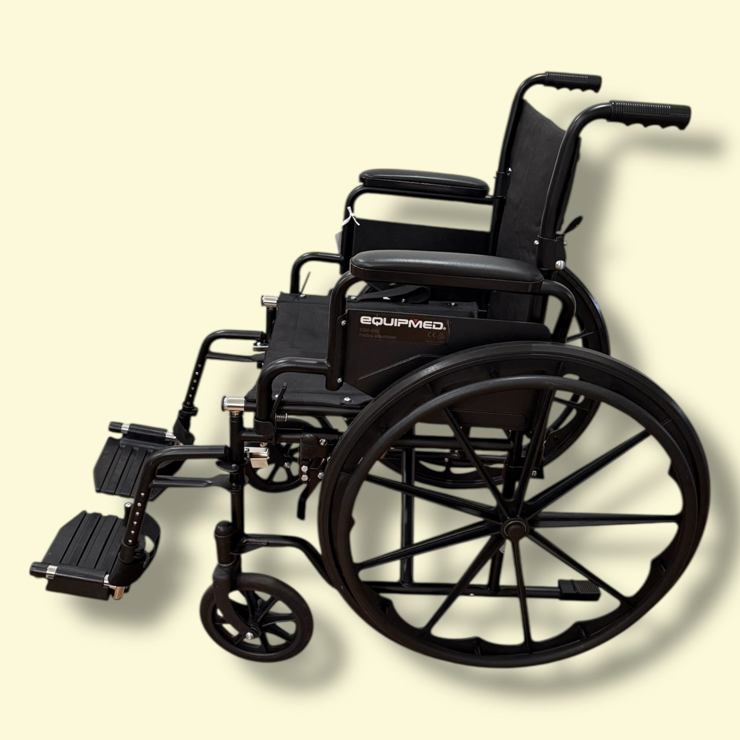 "EquipMed" Manual/Self-Propelled Wheelchair - Pre Owned