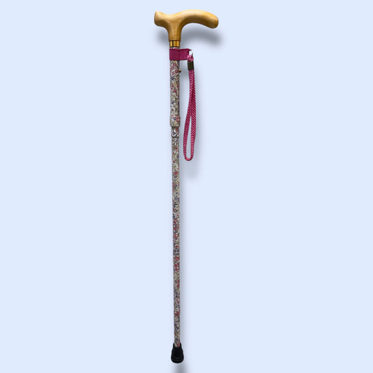 Assorted Aluminium Floral Walking Sticks - Pre Owned